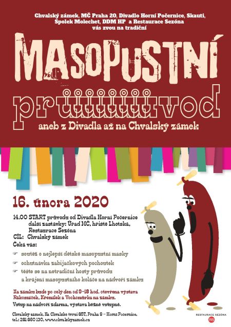 Plakát k akci Masopustní průvod