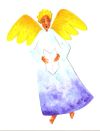 Obrázek anděla z Adventního kalendáře s chvalskými anděly
